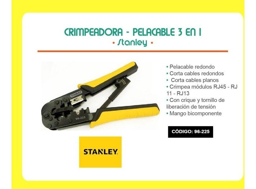 Pela Cables - Climpeador 3 En 1 STANLEY 96-225